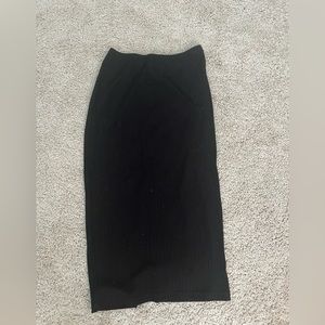 Long black skirt